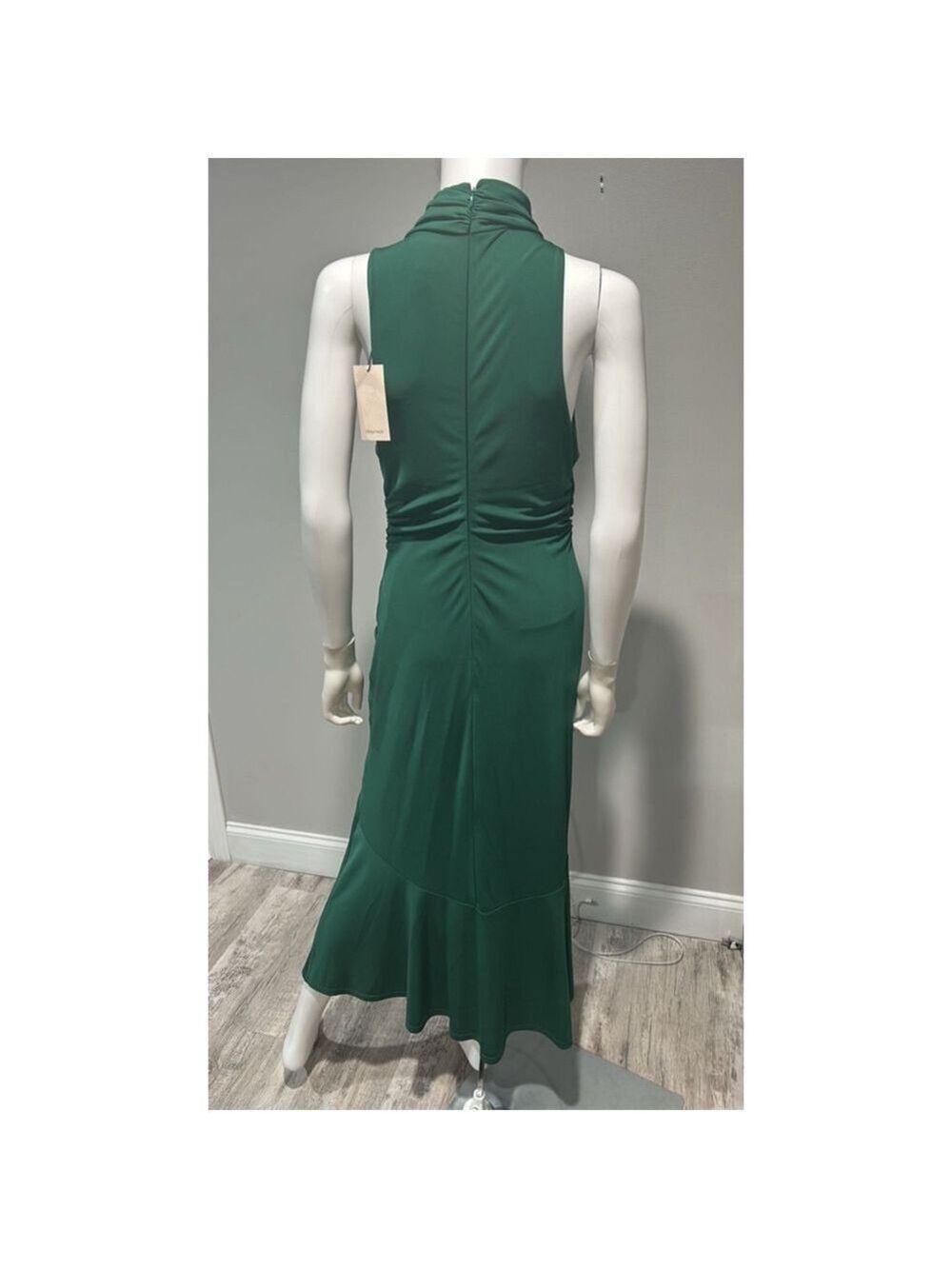 Cinq a Sept Green Rori Midi Dress Size 14 - Picture 12 of 13